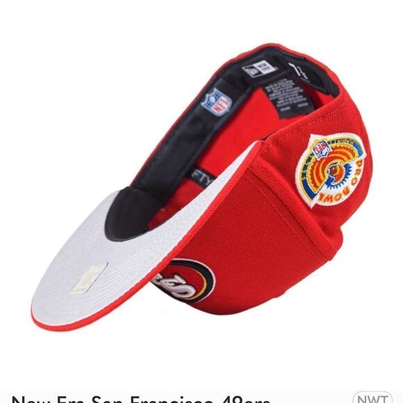 New Era 9FIFTY San Francisco 49ers Fitted‎ Hat Pro Bowl Side Patch Size OS NWT - Picture 5 of 9